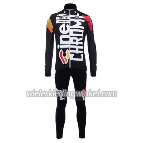 Set Fietsshirt Lange Mouw + Lange Koersbroek 2017 Cinelli Chrome N001